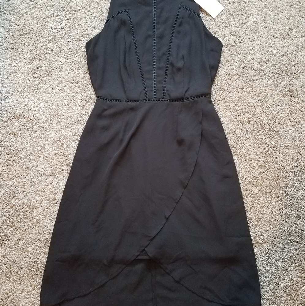 Black mini dress